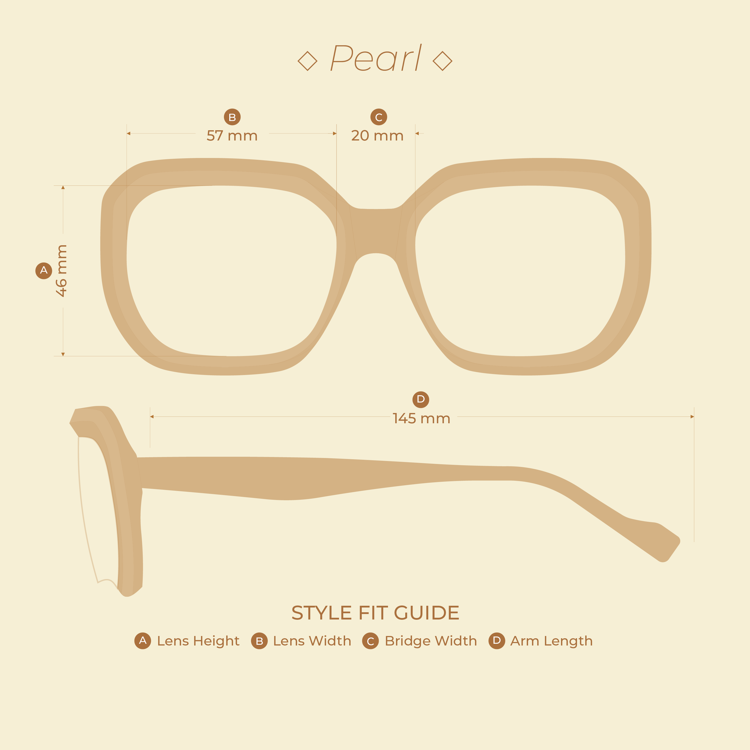 PEARL ~ MILKY LIGHT BROWN